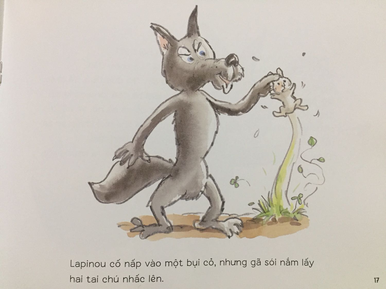 Phù hợp cho các bé tầm 3-4 tuổi nhưng kết truyện nên đổi thành chú Thỏ chào cá bác chứ chuyện hnay để mai mới làm thì mất ý nghĩa bài học.
