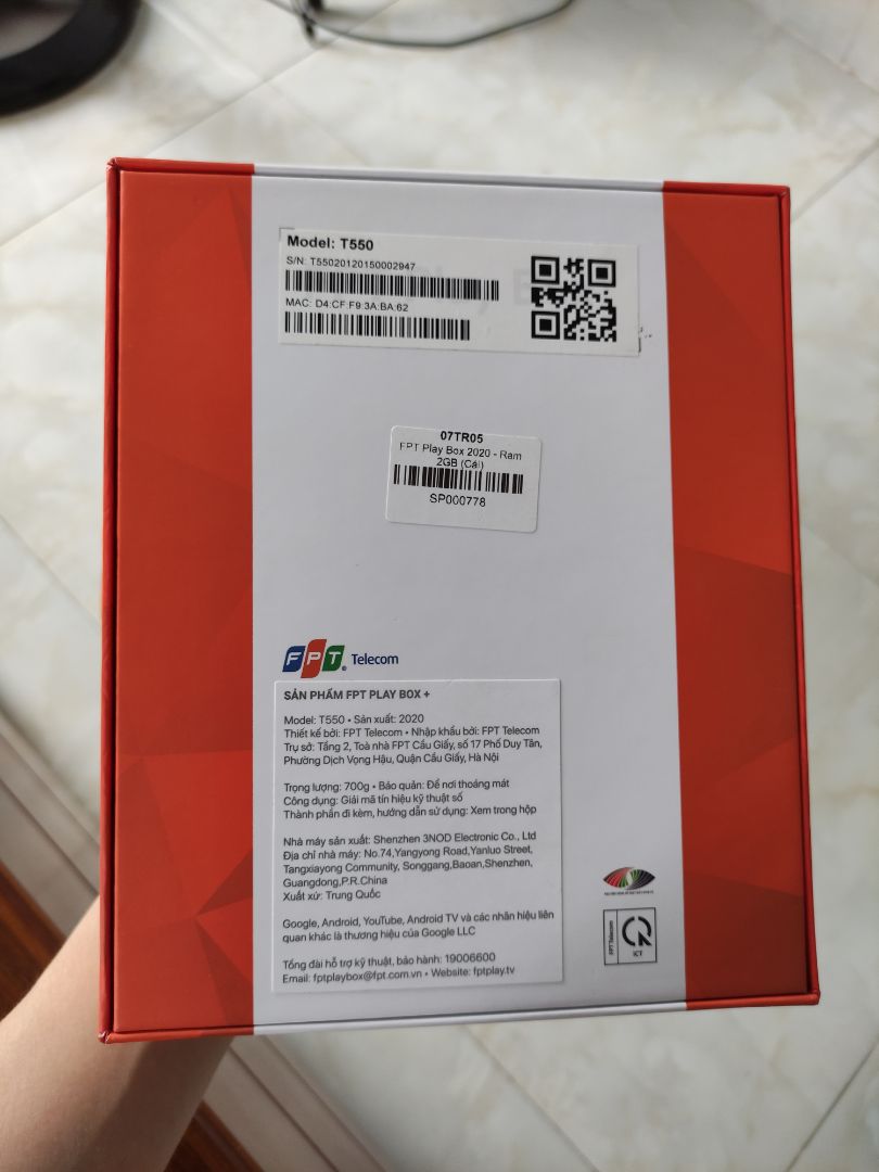 Sản phẩm tốt, mới 100% chỉ bóc bọc ra để dán tem. Chưa hề kích hoạt, các gói khuyến mãi còn nguyên. Shop hỗ trợ tốt và đóng gói nhanh.
Tên model sản phẩm là S550 (8GB) mà shop Giao T550 (16GB) quá đã. Không biết là giao nhầm hay là shop đặt tên sản phẩm nhầm trên tiki :>