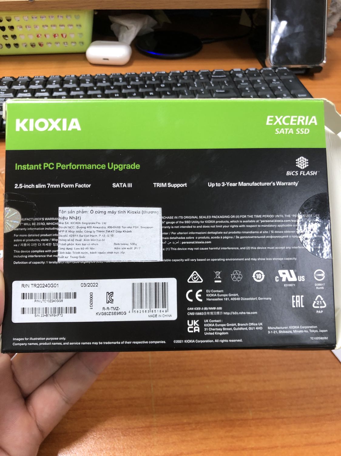 Hơi tiếc là main h61 nên không kiểm tra tốc độ cao nhất được. Nhưng vẫn thấy rất nhanh.