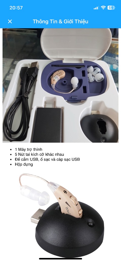 Nghe tốt nhỏ dễ sử dụng