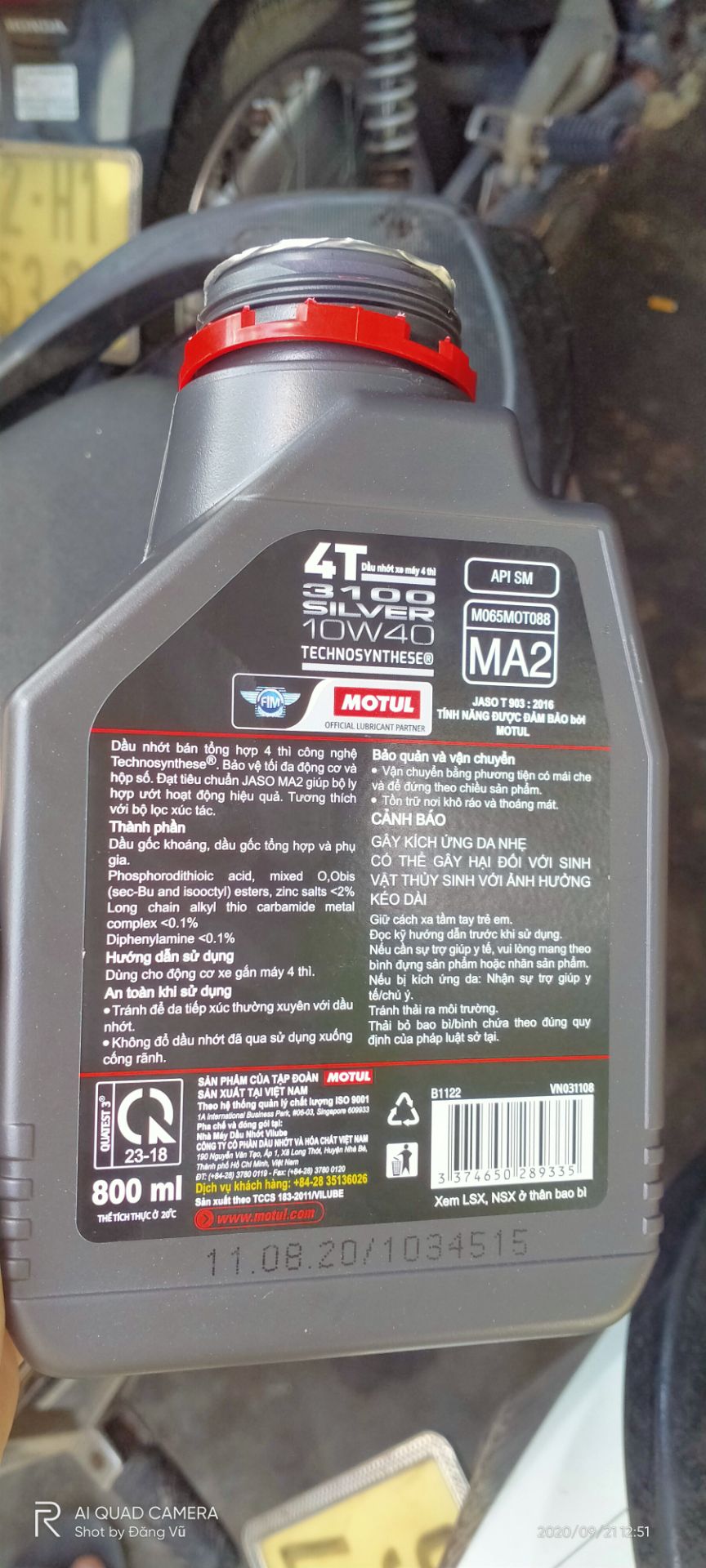 thay vào rồi, ko có gì khác biệt so với các loại bằng giá.
đi tầm hơn 10km máy vẫn nóng, xào máy như các loại khác. Không biết qua 100km có gì khác ko