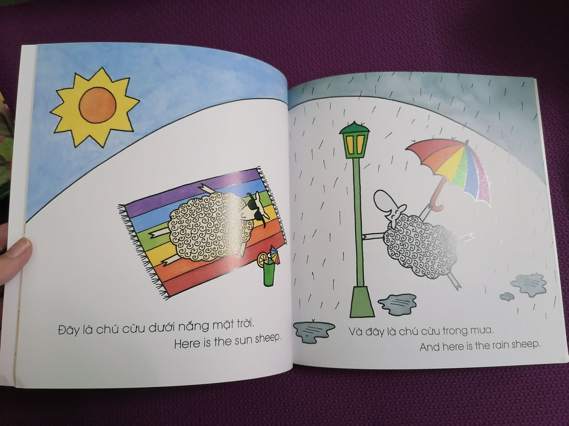 Hình vẽ dễ thương, nội dung hay. Giống như Ehon vậy, có nhiều trang hơn 1 cuốn ehon. Rất phù hợp với pé 2t nhà mình.