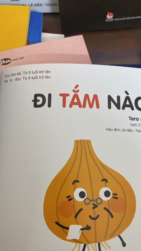 chuyện vô cùng sáng tạo, các loại hoa quả rau củ rất đáng yêu nên mẹ cũng dạy con được