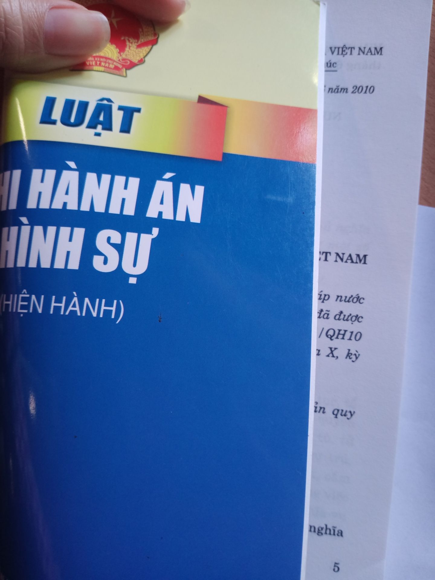 Luật hiện hành phải là năm 2019 chứ ạ?