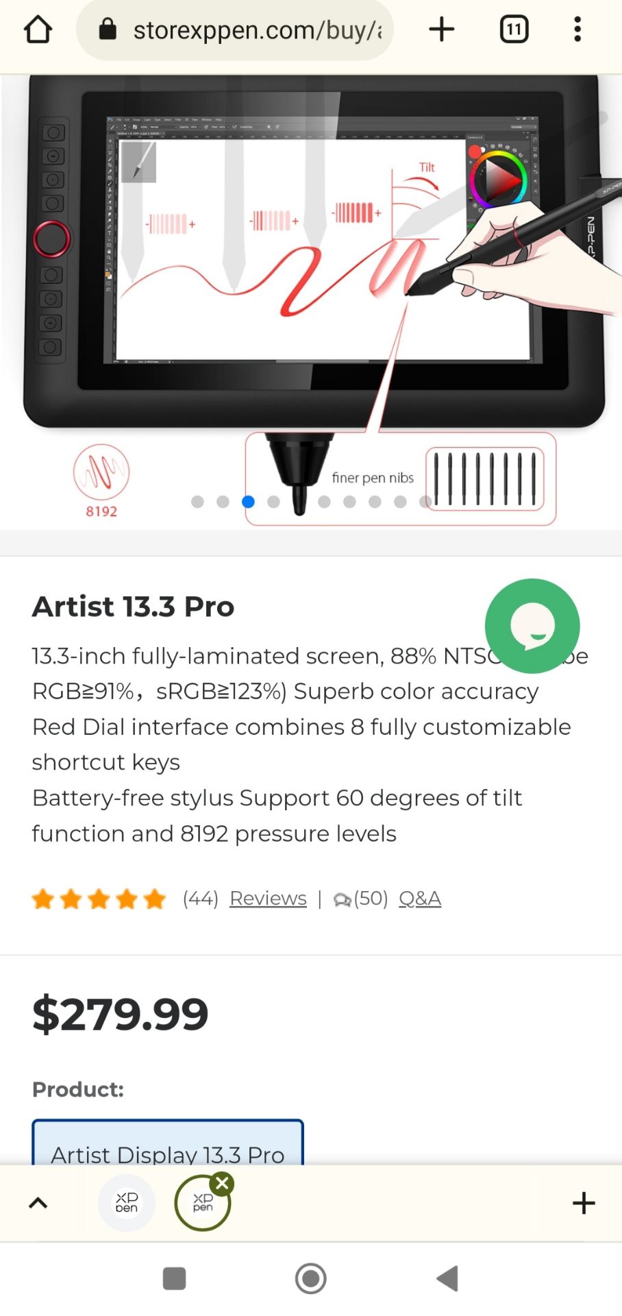 Store nước ngoài bán có 280$ mà về VN đội giá hơn 10tr. Mua wacom đúng giá hơn.