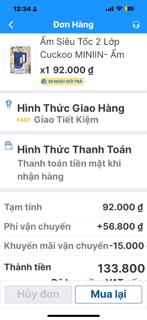 Hàng giả hàng nhái thương hiệu CUCKOO
Viết nhái Guckoo gây hiểu lầm. 
Chưa sử dụng nhưng nhìn thực tế là hàng MÃ như hàng giấy để thờ cúng vậy. Tôi không dám sử dụng VÌ SỢ CHẬP ĐIỆN CHÁY NỔ. 
Là khách hàng thân thiết của TIKI. 
Không hiểu tại sao TIKI lại có thể cho cửa hàng nhập bán hàng này.
Khách hàng không nên Mua 
ĐUNG LÀ TIỀN NÀO CỦA NẤY 
KHÔNG MUỐN CHẤM SAO NÀO 
VÌ KHÔNG CHẤM KHÔNG GỬI ĐƯỢC