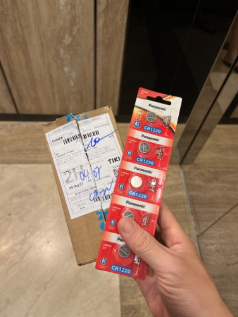 Gói cẩn thận, giao hoả tốc 2h , order đêm hôm qua, sáng nay nhận hàng. Pin 1220 sử dụng cho bíp xe SH mode.