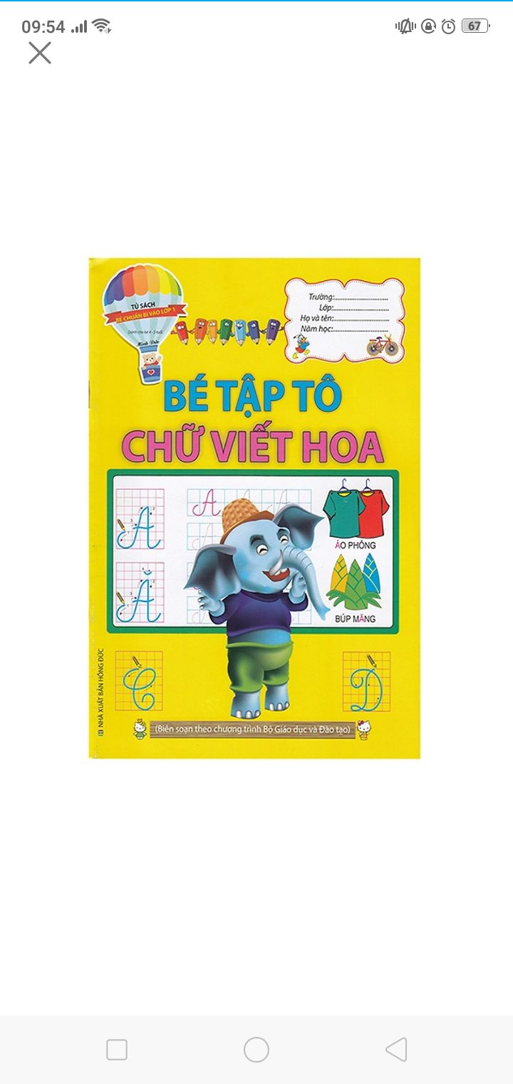 sách in rõ và giá cả phải chăng, rất thích hợp cho các bé học chữ, có tính hữu dụng cao