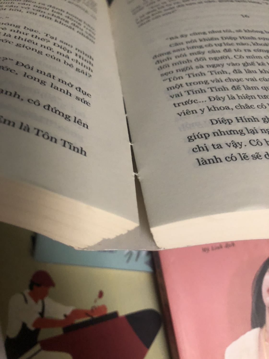 mua sách ở tiki đã nhiều rồi... nên tin tưởng không kiểm tra ... mình mua được vài ngày rồi bây giờ mới xem thì thấy như này vậy cho mình đổi lại được không tiki