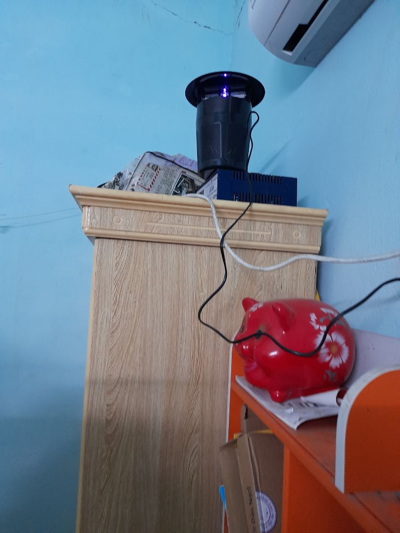 đèn bắt muỗi rất tốt 1 đêm mà đã đc 1 đĩa muỗi chiên rồi 😁 nhưng nhà mình quá nhiều muỗi chắc phải mua thêm cái nữa . và đèn nhiều màu tím hơn chắc thu hút đc nhiều muỗi hơn màu tím đèn vẫn hơi nhạt