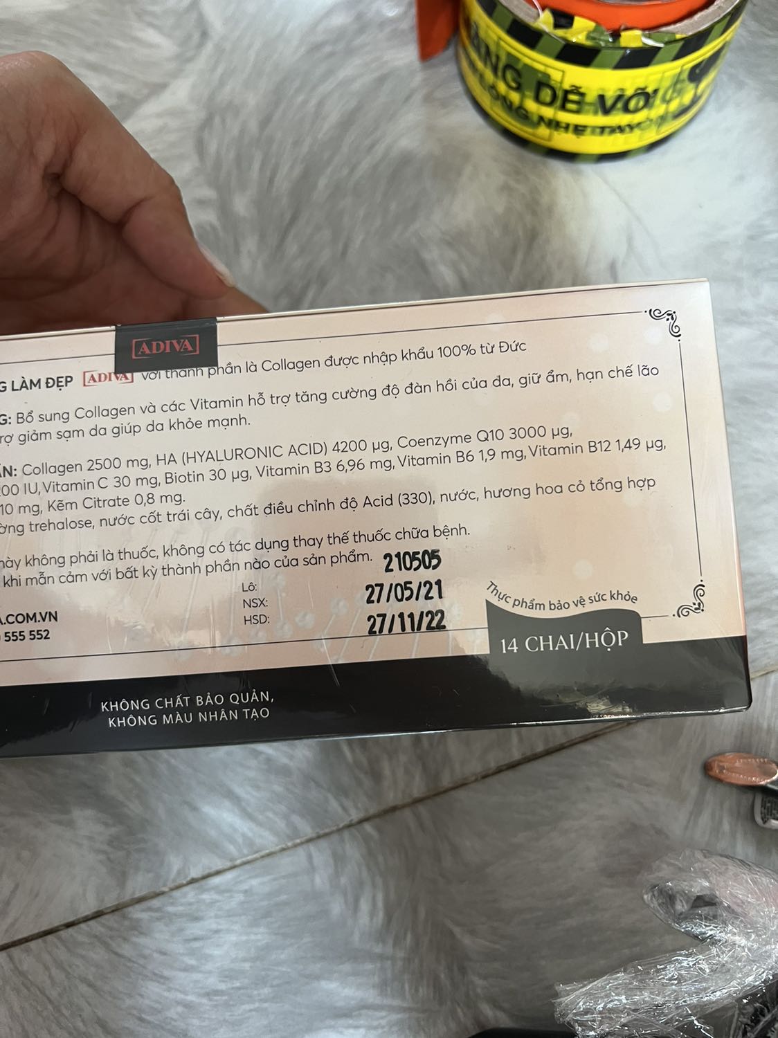 Gói hàng cẩn thận,mà hàng cận date ,lỡ mua nên lần sau sẽ cân nhắc. Gói hàng cẩn thận,mà hàng cận date ,lỡ mua nên lần sau sẽ cân nhắc.