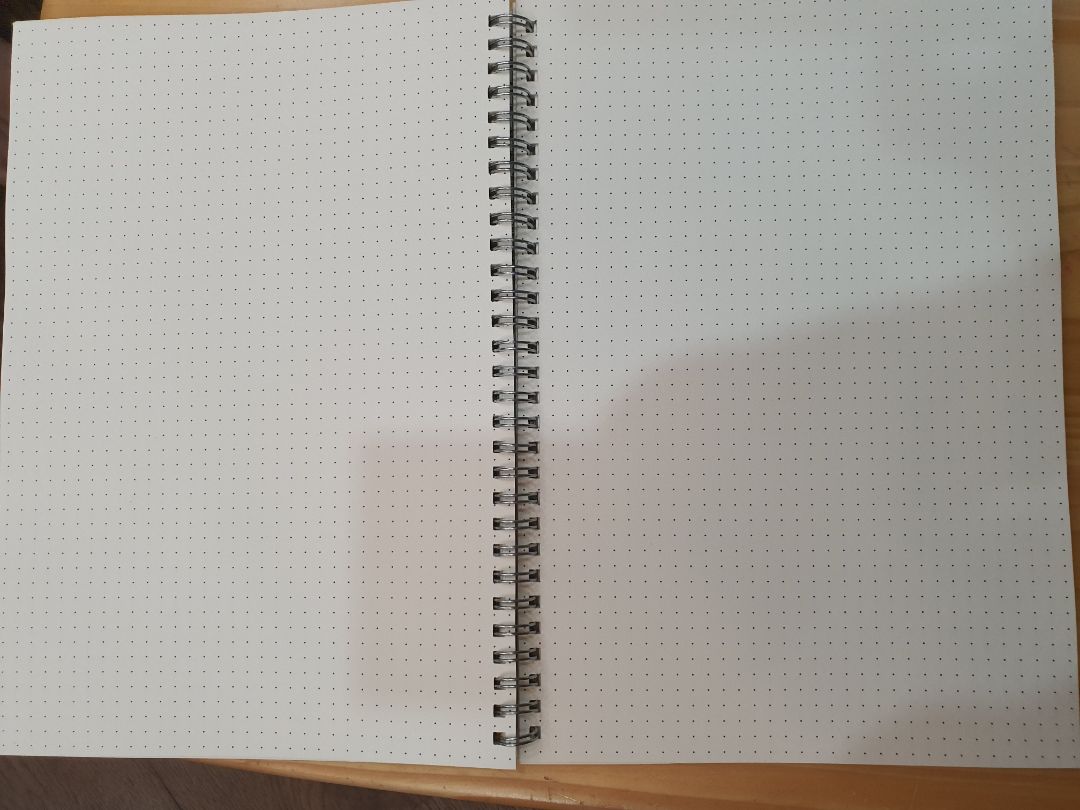 Sổ giao không đúng với đơn đặt hàng. Tôi đặt sổ kẻ ô vuông (kẻ caro) nhưng lại giao sổ chấm bi như thế này.