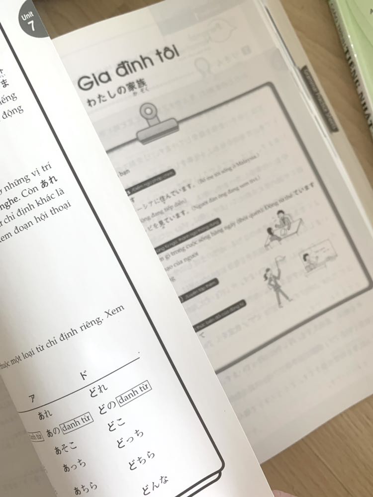 M đặt bên NV lần nào cũng giao rất nhanh, app chưa cập nhật thì đã nhận đc hàng rồi, hộp cũng rất xinh.
Cầm cái hộp thấy nặng trong khi 2 cuốn sách nhìn cũng mỏng, mở ra mới biết sách in giấy láng láng như mấy cuốn tạp chí nên mới nặng vậy, nhìn đẹp sờ cũng sướng tay ko nỡ ghi gì lên sách luôn 😂
Nội dung thì nên học bảng chữ cái trước rồi đọc vào sẽ ổn hơn. Có link tải audio trong sách nếu không có ổ CD để mở đĩa. Trình bày bài học chủ yếu là mẫu đối thoại, đoạn văn thường dùng và thực hành dựa trên mẫu đó,  ngữ pháp giải thích ngắn gọn súc tích nên có thể hơi nhanh cho những bạn chưa biết gì về tiếng Nhật (sách có phần luyện chữ ở sau nhưng là thực hành viết từ vựng). Còn đọc đc bảng chữ cái rồi thì vô tư 🤩
Tổng kết là m rất ưng bụng 💓