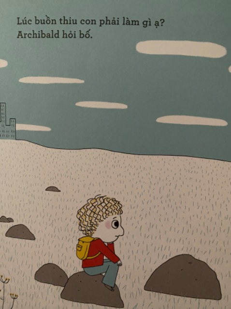 Lúc đầu nhận sách mình nghĩ: "sao 6x tiền mà nó mỏng và ít chữ như này nhỉ? Liệu có đáng không??" (Dù biết đây là sách tranh)

Sau khi đọc, ngắn thôi, nhanh thôi, nhưng nó nhẹ nhàng tình cảm thật sự. Đơn giản lúc nào cũng hạnh phúc, chúng ta chỉ cần đơn giản vậy thôi.