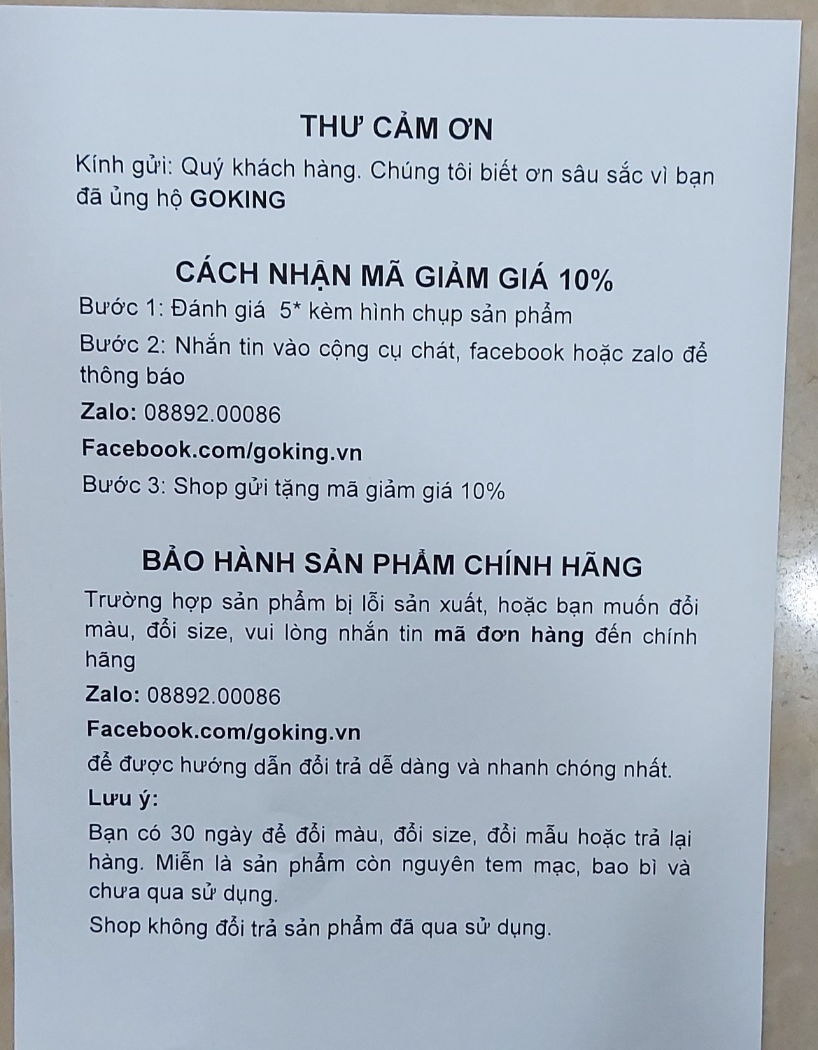 Sản phẩm chất lượng, bao bì đẹp. Cần cải thiện tốc độ giao hàng nhanh hơn.