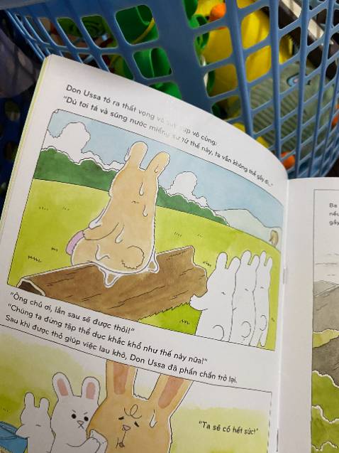 bạn chị thích quyếtn này nhất định phải mua thêm, lần trước đã mua 1q thỏ đôn này rồi