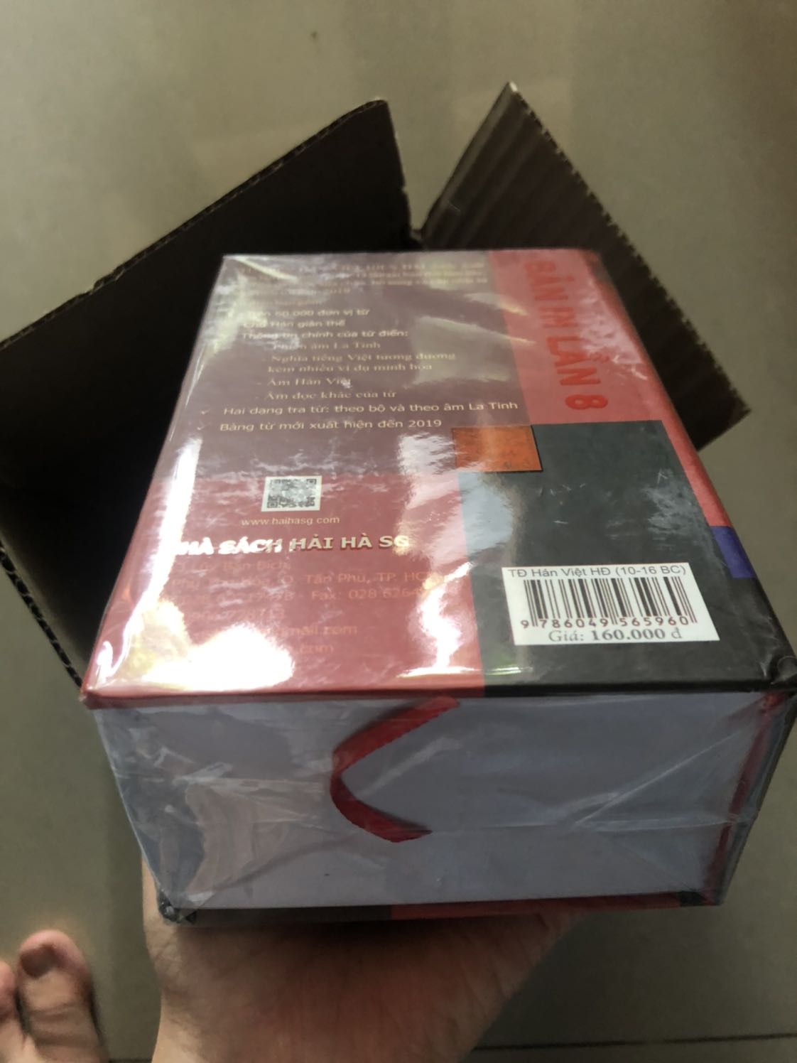 Giao đúng hàng, nhanh, đúng hạn, từ điển mới đóng gói oke