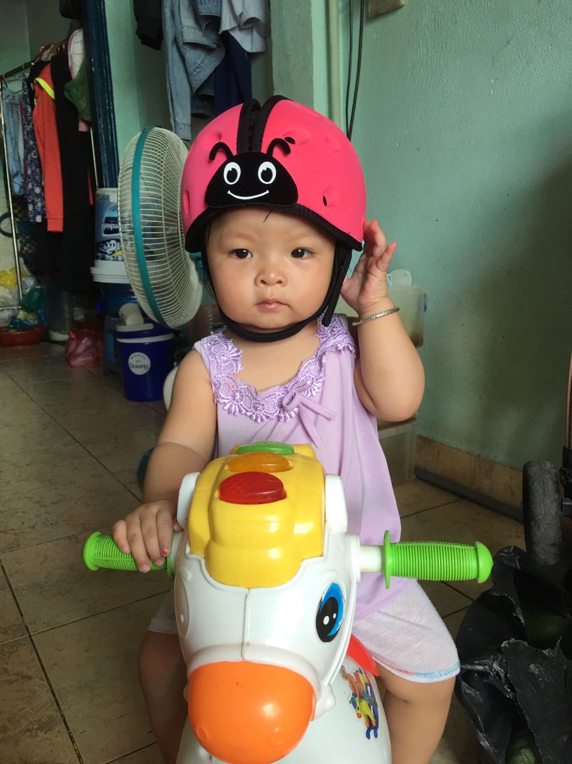 Rất ưng ý, màu sắc đẹp, đóng gói cẩn thận, bé đội dễ thương