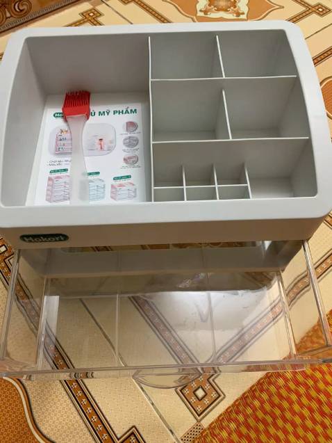 Mua 2 tầng nhưng thực tế là 3 tầng như hình mình đăng nha . Nhựa cứng cáp và dày rất chắc chắn ko ọp ẹp như hàng TQ