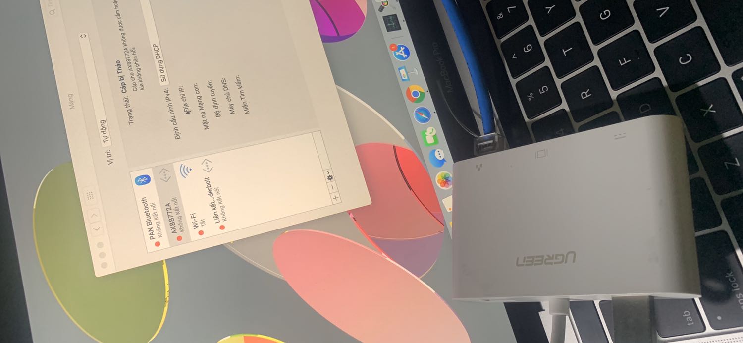 Nhận hàng bóc ra cắm vào macbook pro k nhận luôn, đổi các cổng C trên mac đều không dc. Thất vọng về chất lượng hàng hoá của shop ?