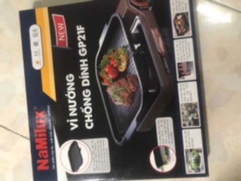 Giao hàng nhanh, đóng gói cẩn thận , kĩ, sản phẩm nguyên vẹn, tốt. Đã sử dụng thử vỉ: không khói bề mặt rộng nướng được nhiều và nhanh.