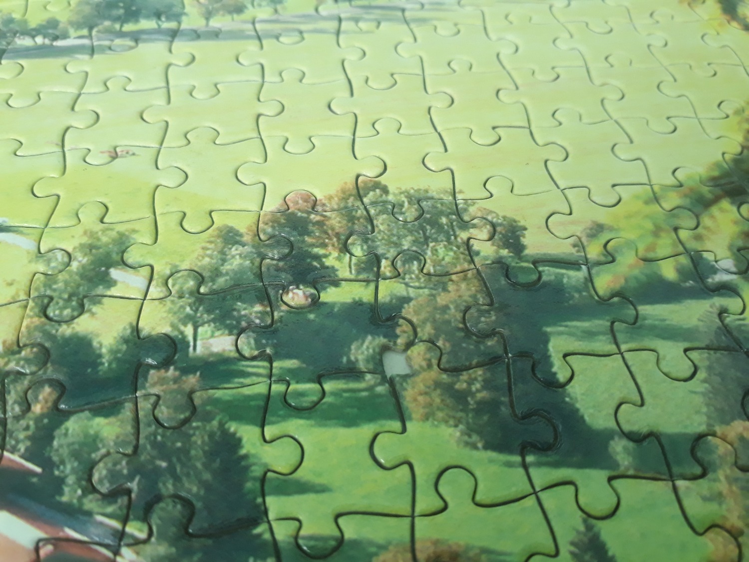 Nhìn chung chất lượng cũng hợp lý với giá sản phẩm tuy nhiên bị lỗi hết 1 miếng làm bức tranh không hoàn hảo. Tiki giao hàng chậm nhưng đã khắc phục khi nhận phản hồi