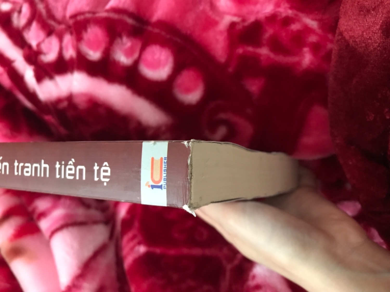 Góc sách bị tróc, nhăn nheo, mép sách bị vấy bẩn. Sách trông như hàng cũ, tồn kho ý chứ không phải sách mới. Thất vọng.