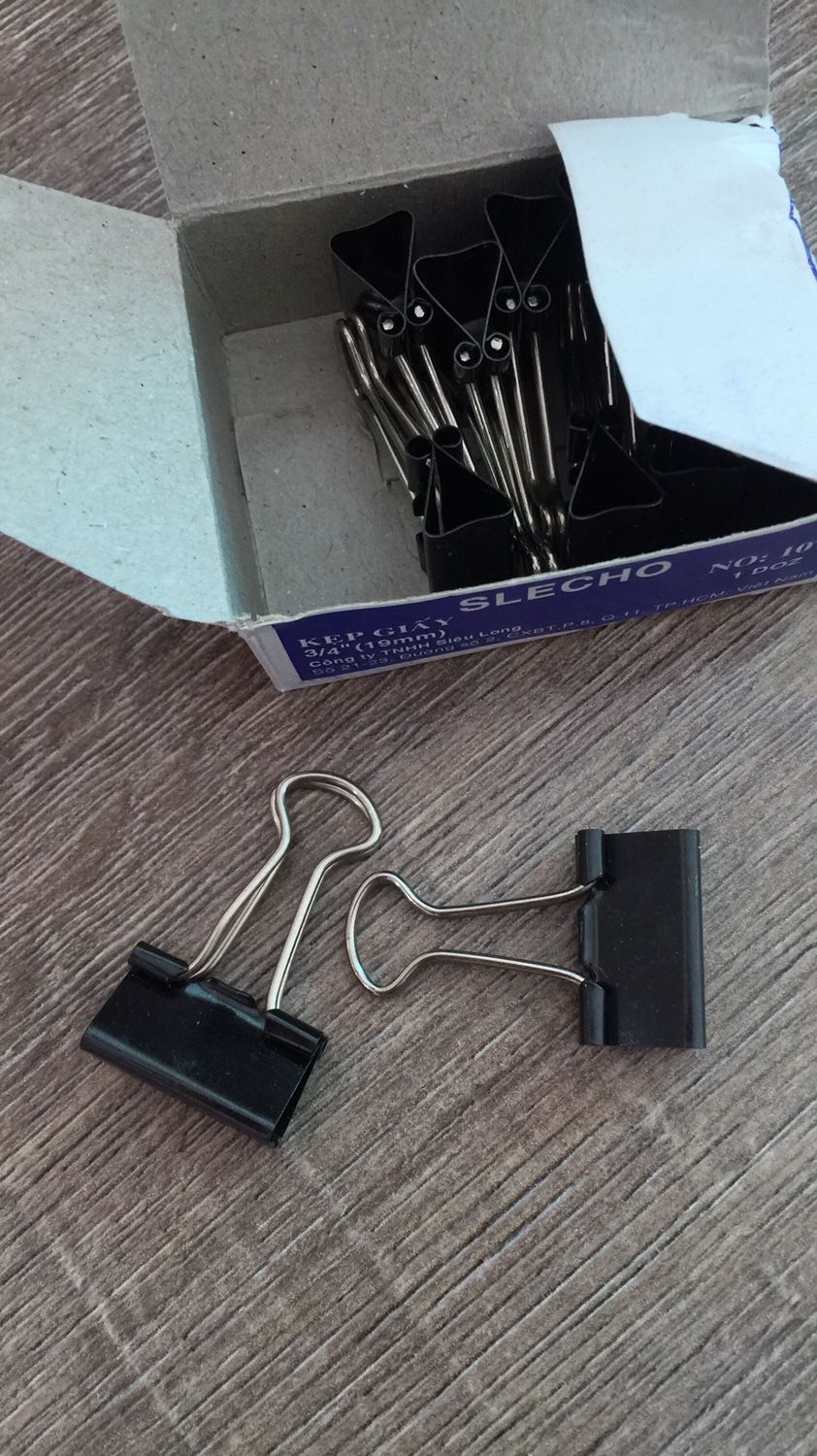 Kẹp dùng tốt, mình dùng kẹp tài liệu tầm 30 tờ.
Giao hàng hơi lâu xíu.