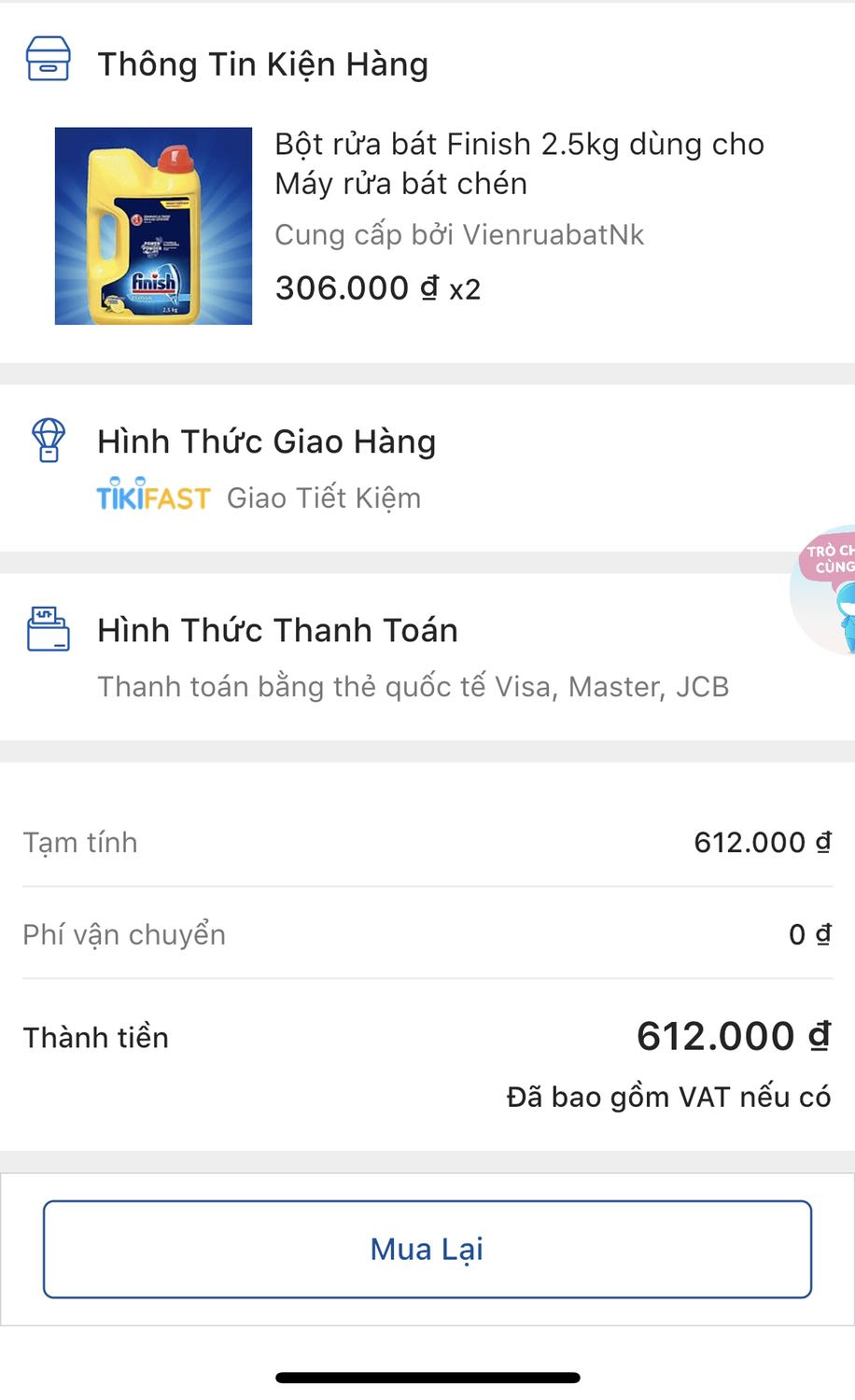 Sản phẩm dùng tốt trong tầm giá, hàng chính hãng , giá thành rất cạnh tranh, mua dùng cho máy rửa bát bosch dùng rất yên tâm