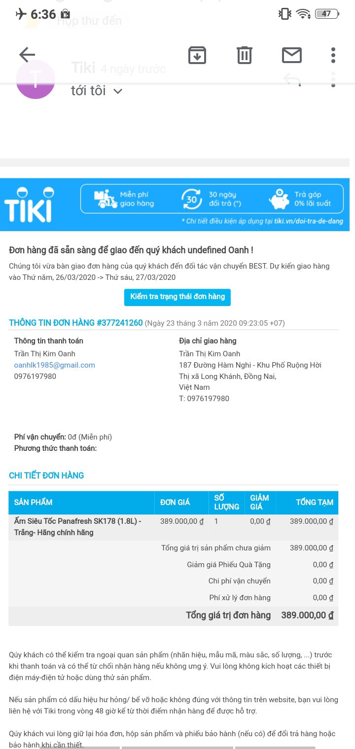 sản phẩm dở tệ. đã đổi 1 lần. lần đầu mua về nấu nước ko sôi mới lên bọt khí lăn tăn xíu đã tắt. đỏi lần sau ngày đầu nấu sôi sùng sục, qua ngày thứ 3 lại trở về tình trạng chưa sôi đã tắt. mỉnh đặt mua về nấu nước sôi pha sữa cho bé nhưng kiểu này thì làm sao? hàng quá kém chất lượng, hàng tiki càng ngày chất lượng càng tệ