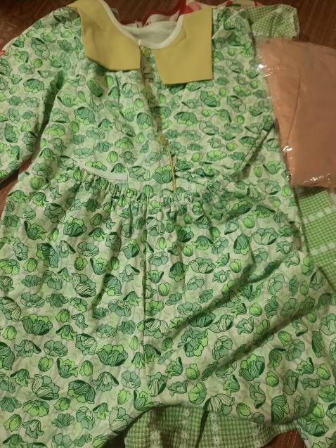 Vải mềm mịn, dày dặn, đường may mũi chỉ chắc chắn , kiểu dáng dễ thương, màu sắc đẹp và bắt mắt, đẹp và đẹp . Rất hài lòng với đồ nhà AIN nhưng giá hơi cao xíu, đồ đẹp nhưng mong shop có giá hạt dẻ hơn xíu để sắm nhiều hơn