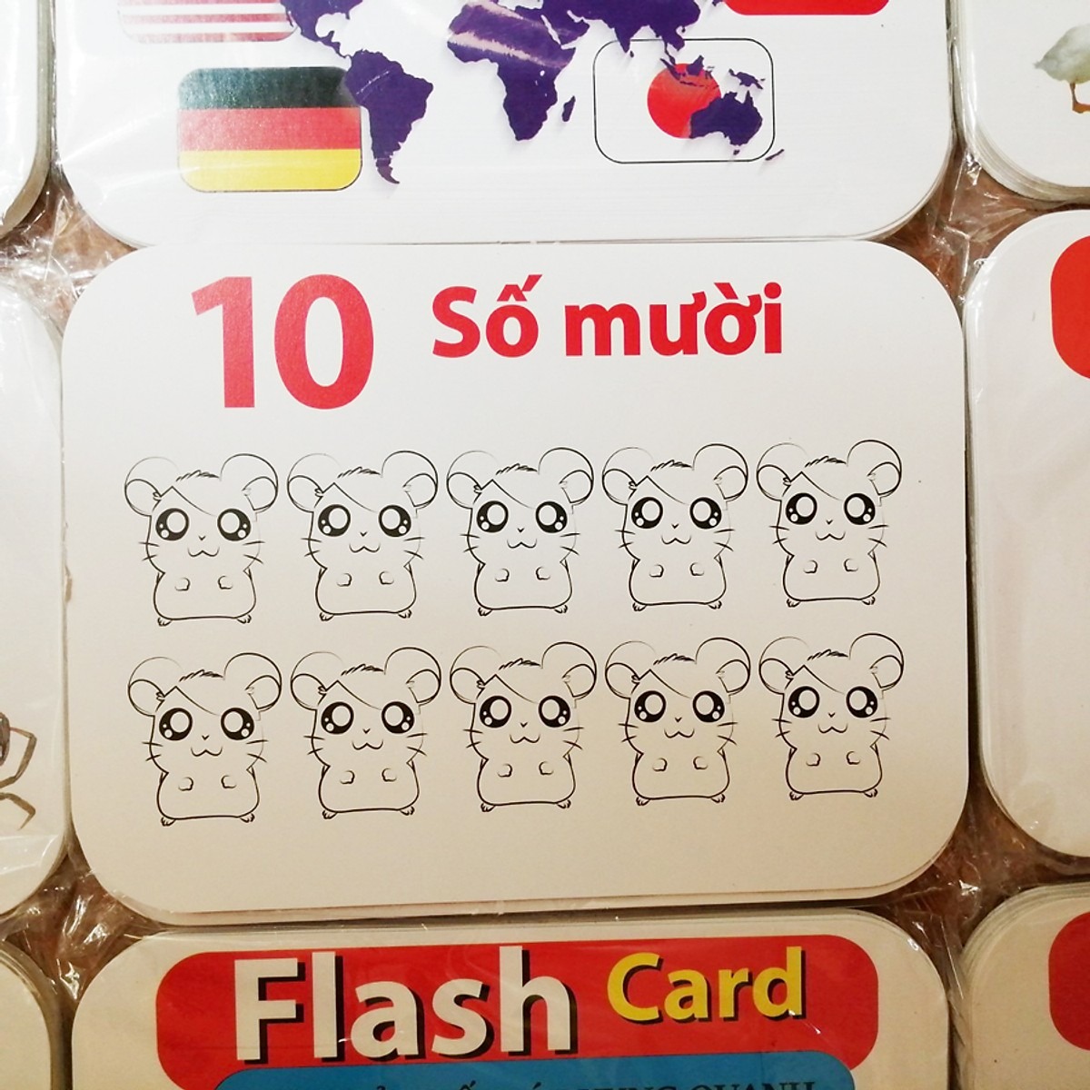 Bé nhà tớ học rất vào ạ, các mẹ có biết không! Bình thường chỉ dán mắt vào quảng cáo tivi với cho điện thoại thì thích lắm. =))
Cơ mà mua cho bộ này bỏ hẳn tivi luôn, điện thoại thì cũng bỏ ngang luôn, mừng ghê ấy
mà cháu cũng được 1 lúc, thôi thì cũng ổn hơn rồi ạ
mà lại còn được học nữa chứ
Thẻ học dùng 2 ngôn ngữ: Tiếng Việt và Tiếng Anh.
Bé có thể vừa chơi vừa học, cho bé sự thoải mái khi học.
Chất liệu giấy cứng bóng in một mặt 4 màu
Rèn luyện và phát triển khả năng tư duy và khả năng tự học cho bé
Tăng cường khả năng khám phá và ghi nhớ cho bé
Giúp bé sớm làm quen nhận biết được thế giới xung quanh
Giúp bé tự học và khả năng ghi nhớ tiếng anh qua các hình ảnh