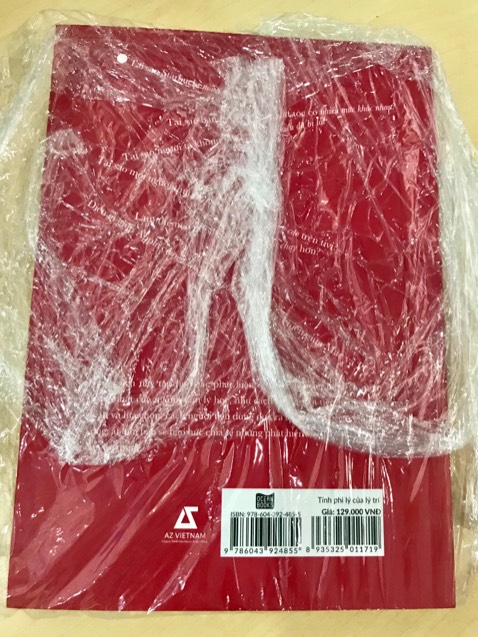 Bản in có hình thức đẹp. Nội dung đưa nhiều ví dụ cụ thể phù hợp xu hướng đời sống hiện tại. Dễ nắm bắt, dẫn dắt suy nghĩ người đọc.
Gửi sách chỉ bọc PE mỏng. Dễ cấn gãy góc sách. Mong các cửa hàng lưu ý hơn.
Chân thành cảm ơn.