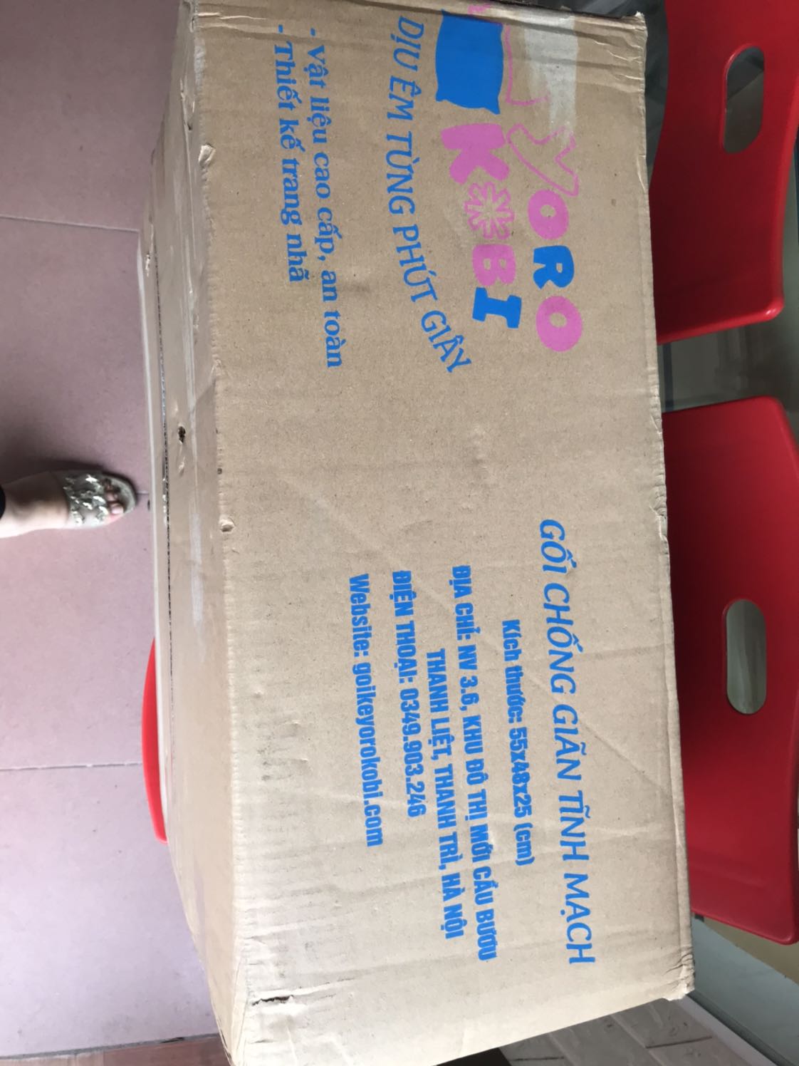 Mình rất ưng ý với sản phẩm nhận được, êm ái và thoải mái cho đôi chân trong khi ngủ. Cải thiện rõ rệt tình trạng giãn tĩnh mạch của mình!