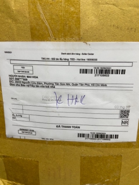 Dear Tiki team,                                                              Nhờ Tiki liên hệ Nhà Bán Rabbit Shop giúp mình nhé. Đơn hàng của mình mua 2 sản phẩm nhưng khi nhận hàng mình chỉ nhận được 1 sản phẩm. Mình gửi hình đính kèm kiện hàng khi mở ra.                                                                      Trân trọng!