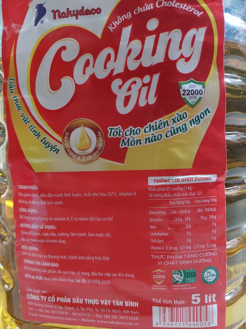 Mua này 2l rồi lần nào cũng giao nhanh, nhà bán đóng gói vừa khít với chai dầu nên rất chắc chắn, ko sợ đổ. Giá lại rẻ nữa