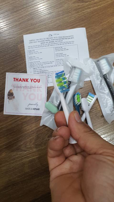 Lắp vừa luôn máy Soocas Xiaomi khít khìn khịt còn xịn hơn đầu chính hãng lại có nhiều kiểu đầu để chọn giá lại hạt rẻ. Rất hài lòng