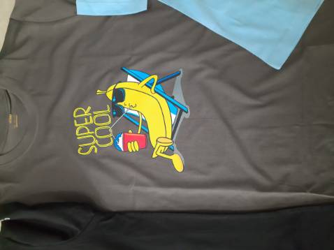 hình in cute dễ sợ, mà máy mình chụp lên kỳ quá, màu không giống, mặc đẹp, hài lòng.