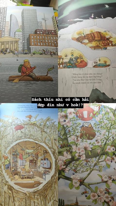 Hình ảnh đẹp, in ấn rõ nét, đáng iu.