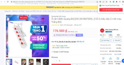Shop quảng cáo mua 1 tặng 1 mà giao hàng chỉ có 1 sản phẩm :(
