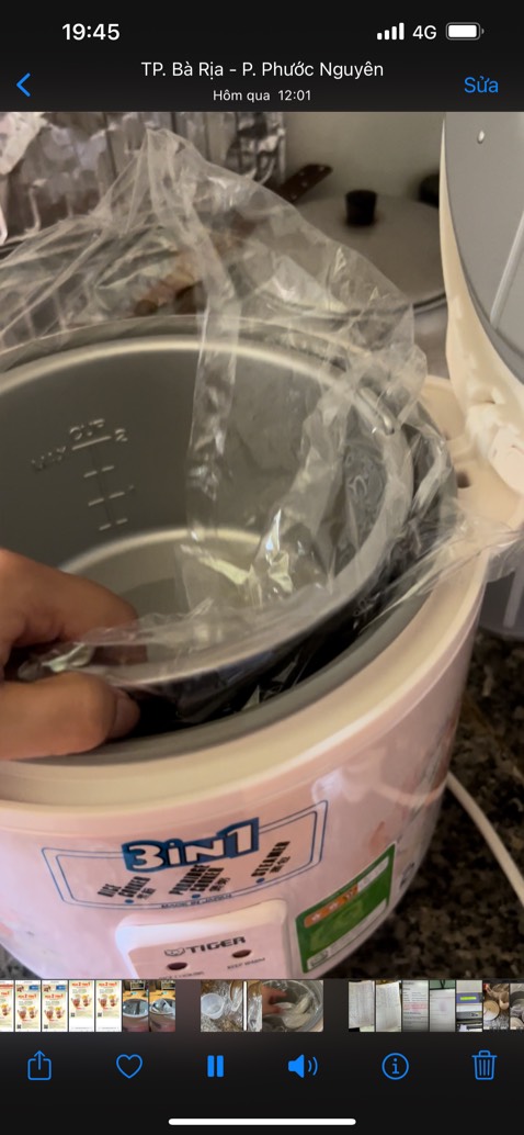 Nnau nhanh, đồ kèm theo nồi khiến mình khá bất ngờ có cuốn sách hướng dẫn xịn xò, có thêm 1 cái nồi nhỏ bên trong, có đồ để hấp dung cua nhật