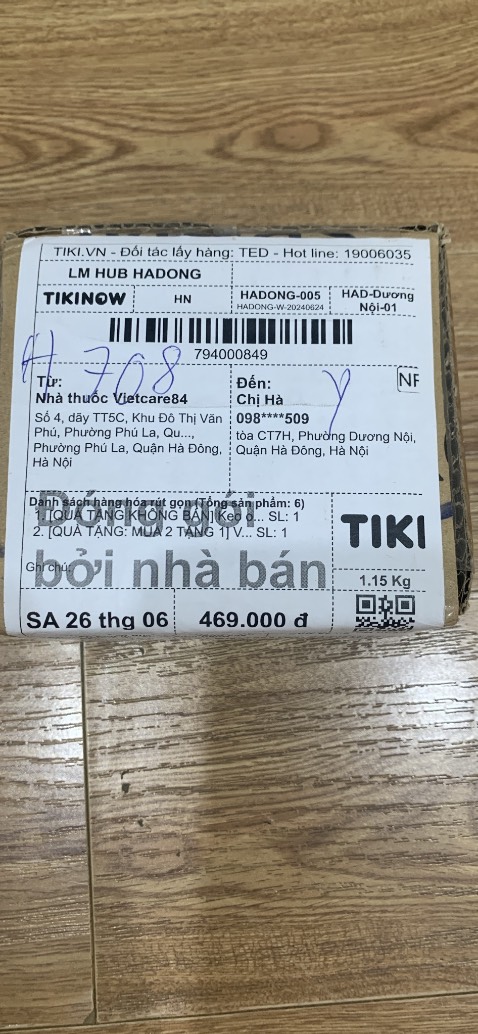 Giao hàng nhanh mua 2 hộp dc tặng thêm 1 hộp vừa đủ dùng trong 3 tháng. Tư vấn nhiệt tình. Giao nhanh đóng gói cẩn thận