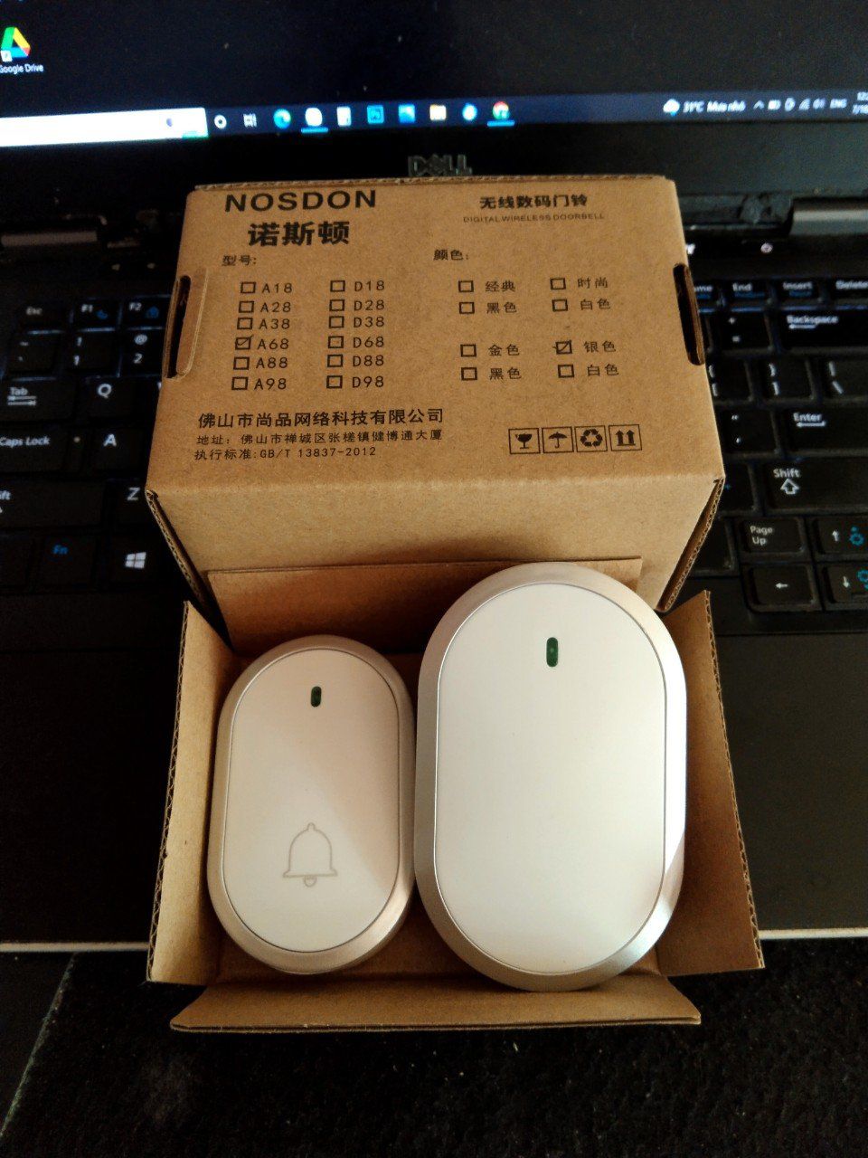 Sản phẩm ok. ốc, phụ kiện đi kèm đầy đủ. Độ nhạy tốt,  Đặc biệt chuông rất to dù ở khoảng cách xa. Thiết kế cũng đẹp mắt. mình cho shop 5*  nhé.