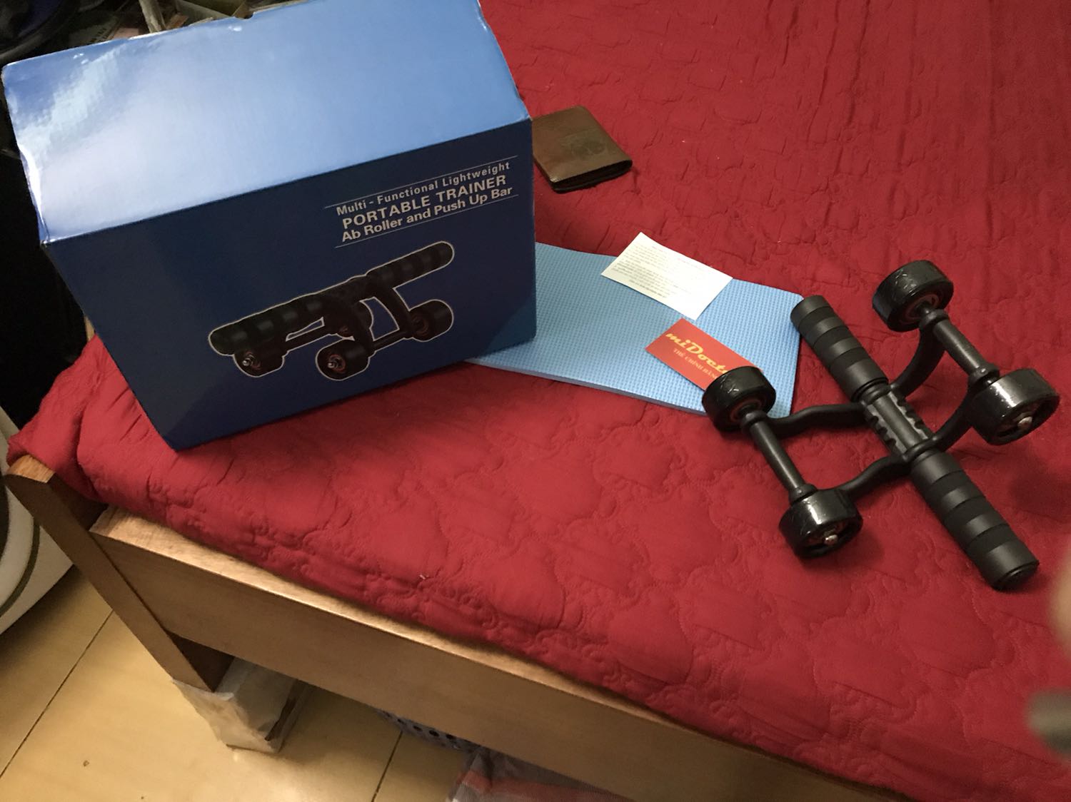 Hàng *** ok. Có thêm miếng đệm chân để tập mà shop k nói làm tí nữa mình mua riêng :)). Thank shop hàng chắc chắn ổn áp