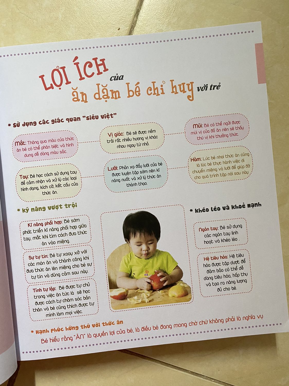 Sách rất dày. Trang giấy trắng, dày dặn. Trình bày rõ ràng, có ảnh minh hoạ đẹp mắt. Giá rẻ hơn nhiều shop. Nên mua nha các mom. Sách rất dày. Trang giấy trắng, dày dặn. Trình bày rõ ràng, có ảnh minh hoạ đẹp mắt. Giá rẻ hơn nhiều shop. Nên mua nha các mom.