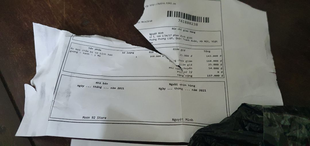 sp rất tệ, k giống như qc, muốn trả hàng hoàn tiền