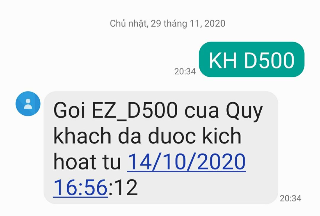 Tôi mua hàng ngày 29/11/2020. Gói dữ liệu 1 năm, mà sao lại giao sim có thời hạn sử dụng tới 9/10/2021?! Mất 50 ngày sử dụng. Đành rằng là shop phải kích hoạt trước. Nhưng rõ ràng đây là bán hàng tồn kho quá hạn cho khách. Đề nghị Tiki có giải pháp hoàn phí hợp lý hoặc đổi hàng mới