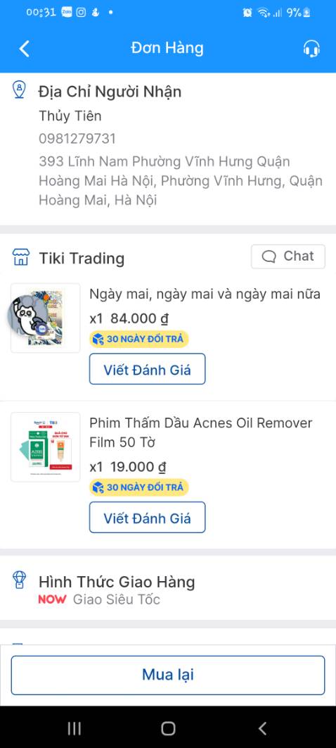 Tiki giao vẫn nhanh như moi khi. DATE mới nhé Dạng film thấm tốt lắm nha chứ không phải giấy đâu. Dai lắm Tiki giao vẫn nhanh như moi khi. DATE mới nhé Dạng film thấm tốt lắm nha chứ không phải giấy đâu. Dai lắm