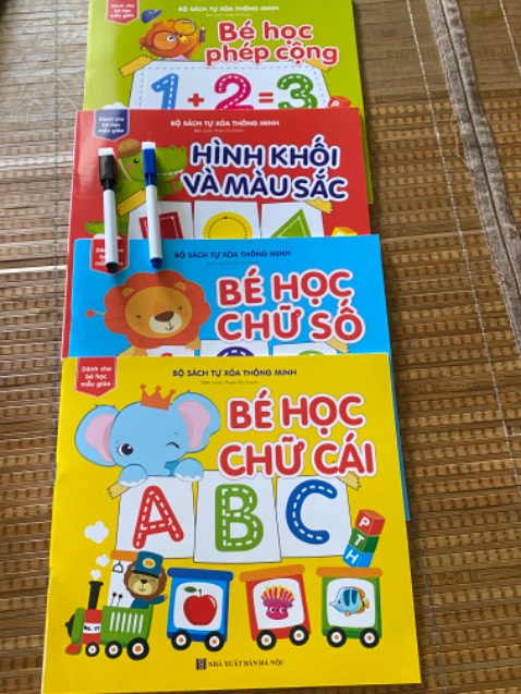 Sách đẹp, bé rất thích. Tô xong nếu chưa vừa ý xoá tô lại rất tiện, các mẹ nên mua cho bé tập tô trước khi vài lớp 1