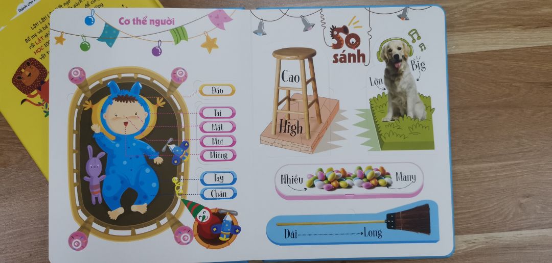 Sách đẹp nội dung phù hợp với các bé từ 0- 3 tuổi.